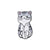 IG Style Cute Pin Cat Zinc Alloy Stoving Varnish Plating Unisex Brooches