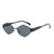 IG Style Hip-Hop Solid Color Ac Polygon Full Frame Glasses