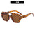 IG Style Retro Sports Geometric Leopard Pc Avaitor Full Frame Women's Sunglasses