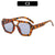 IG Style Retro Sports Geometric Leopard Pc Avaitor Full Frame Women's Sunglasses