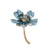 IG Style Simple Style Leaf Plant Flower Alloy Inlay Rhinestones Pearl Unisex Brooches