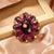 IG Style Simple Style Shiny Flower Alloy Inlay Rhinestones Zircon Women's Brooches