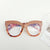 IG Style Solid Color Pc Resin Cat Eye Full Frame Optical Glasses