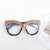 IG Style Solid Color Pc Resin Cat Eye Full Frame Optical Glasses