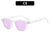 IG Style Streetwear Solid Color Ac Round Frame Full Frame Men's Sunglasses