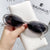 IG Style Streetwear Solid Color Pc Oval Frame Full Frame Women's Sunglasses