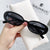 IG Style Streetwear Solid Color Pc Oval Frame Full Frame Women's Sunglasses