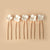 IG Style Women'S Flower Alloy Plastic Ceramics Handmade Hairpin