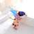 Ig Style Animal Flower Alloy Enamel Inlay Rhinestones Women's Brooches