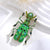 Ig Style Animal Flower Alloy Enamel Inlay Rhinestones Women's Brooches