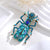 Ig Style Animal Flower Alloy Enamel Inlay Rhinestones Women's Brooches