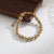 Ig Style Basic Round Stainless Steel Beaded Plating 18k Gold Plated Bracelets Necklace