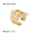 Ig Style Basic Simple Style Tree Symbol Lingge Stainless Steel Plating 18k Gold Plated Open Rings