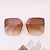 Ig Style Casual Geometric Pc Resin Square Full Frame Women's Sunglasses