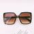 Ig Style Casual Geometric Pc Resin Square Full Frame Women's Sunglasses