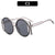 Ig Style Casual Solid Color Ac Round Frame Full Frame Women's Sunglasses