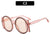 Ig Style Casual Solid Color Ac Round Frame Full Frame Women's Sunglasses