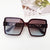 Ig Style Casual Vacation Solid Color Pc Resin Square Full Frame Women's Sunglasses