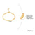 Ig Style Classic Style Solid Color Stainless Steel Plating 18k Gold Plated Bracelets