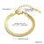 Ig Style Classic Style Solid Color Stainless Steel Plating 18k Gold Plated Bracelets