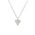 Ig Style Commute Heart Shape Stainless Steel Polishing Plating 18k Gold Plated Pendant Necklace