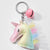 Ig Style Cute  Bell Pu Leather Metal Bag Pendant Keychain