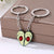 Ig Style Devil's Eye Fruit Heart Shape Alloy Enamel Bag Pendant Keychain