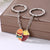 Ig Style Devil's Eye Fruit Heart Shape Alloy Enamel Bag Pendant Keychain