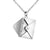 Ig Style Envelope Stainless Steel Plating 18k Gold Plated Pendant Necklace