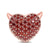 Ig Style Funny Pumpkin Heart Shape Skull Copper Plating Inlay Zircon Halloween Jewelry Accessories