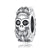 Ig Style Funny Pumpkin Heart Shape Skull Copper Plating Inlay Zircon Halloween Jewelry Accessories