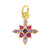 Ig Style Geometric Copper Plating Inlay Zircon Charms Jewelry Accessories