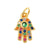 Ig Style Geometric Copper Plating Inlay Zircon Charms Jewelry Accessories