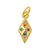 Ig Style Geometric Copper Plating Inlay Zircon Charms Jewelry Accessories