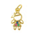 Ig Style Geometric Copper Plating Inlay Zircon Charms Jewelry Accessories