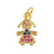 Ig Style Geometric Copper Plating Inlay Zircon Charms Jewelry Accessories