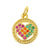 Ig Style Geometric Copper Plating Inlay Zircon Charms Jewelry Accessories