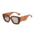 Ig Style Geometric Pc Square Full Frame Women's Sunglasses