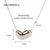 Ig Style Heart Shape Stainless Steel Plating 18k Gold Plated Pendant Necklace