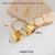 Ig Style Heart Shape Stainless Steel Plating Inlay Zircon 18k Gold Plated Earrings Necklace