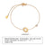 Ig Style Korean Style Round Heart Shape Flower Stainless Steel Plating Inlay Zircon 18k Gold Plated Bracelets