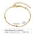 Ig Style Korean Style Round Heart Shape Flower Stainless Steel Plating Inlay Zircon 18k Gold Plated Bracelets