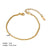 Ig Style Modern Style Solid Color Stainless Steel Plating 18k Gold Plated Bracelets