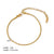 Ig Style Modern Style Solid Color Stainless Steel Plating 18k Gold Plated Bracelets