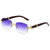 Ig Style Pc Square Frameless Women's Sunglasses