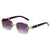 Ig Style Pc Square Frameless Women's Sunglasses