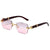 Ig Style Pc Square Frameless Women's Sunglasses