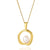 Ig Style Round Oval Heart Shape Stainless Steel Imitation Pearl Plating Inlay Shell 18k Gold Plated Pendant Necklace