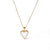 Ig Style Round Oval Heart Shape Stainless Steel Imitation Pearl Plating Inlay Shell 18k Gold Plated Pendant Necklace