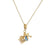 Ig Style Simple Style Animal Key Copper Plating Inlay Zircon Gold Plated Pendant Necklace